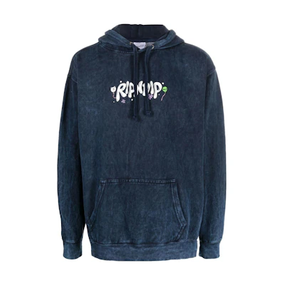 RIPNDIP FW22 Super High Logo Hoodie Navy Blue RND9546