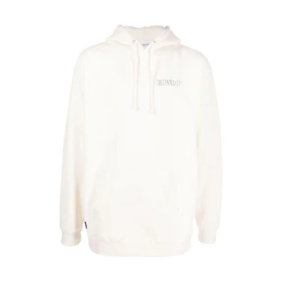 RIPNDIP FW22 White Letter Graphic Print Long Sleeve Hoodie RND9339