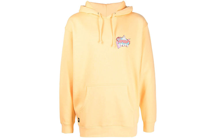RIPNDIP FW22 Yellow Cartoon Logo Graphic Pullover Hoodie Men RND9338