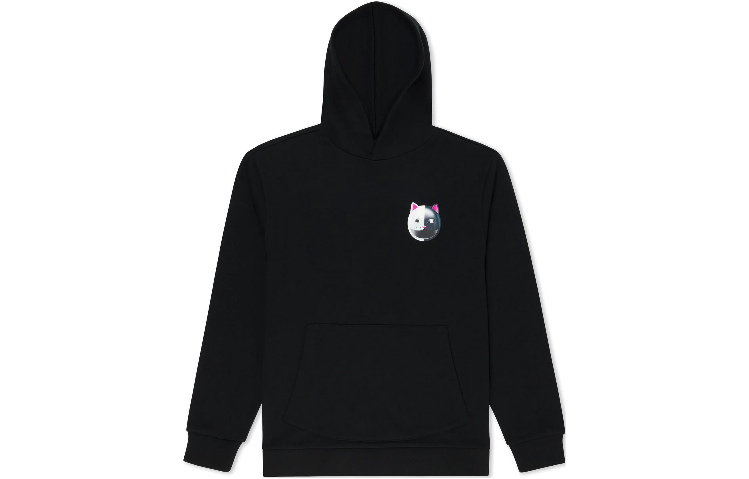 RIPNDIP Graphic Print Black Hoodie Unisex RNDSPR24135