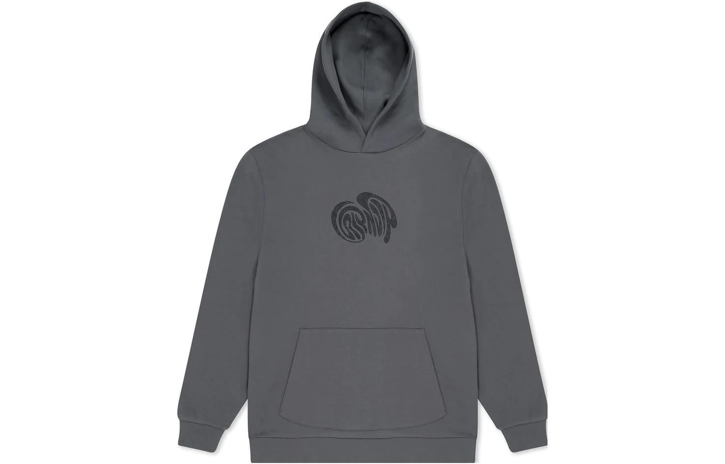 RIPNDIP Graphic Print Hoodie Unisex Long Sleeve Pullover - Gray RND9913