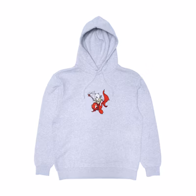 RIPNDIP Graphic Print Pullover Hoodie Light Grey RND8031