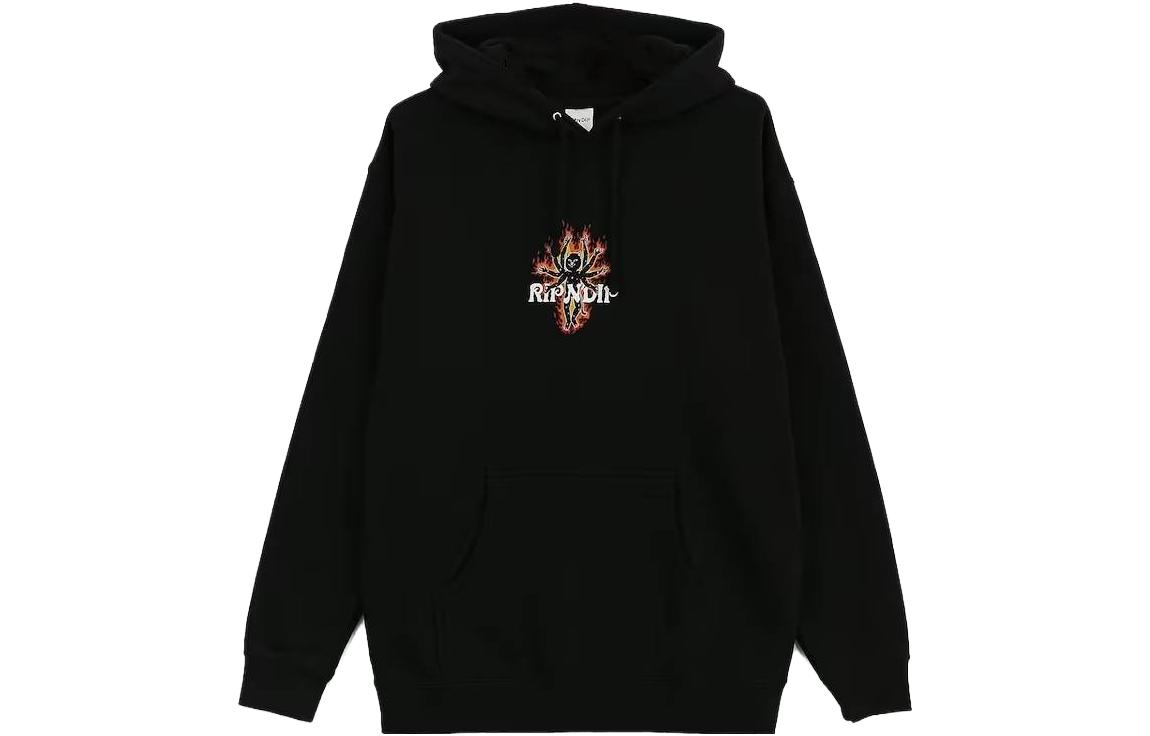 RIPNDIP Graphic Print Pullover Hoodie Men’s Black RND10225