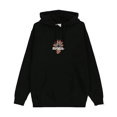RIPNDIP Graphic Print Pullover Hoodie Men’s Black RND10225