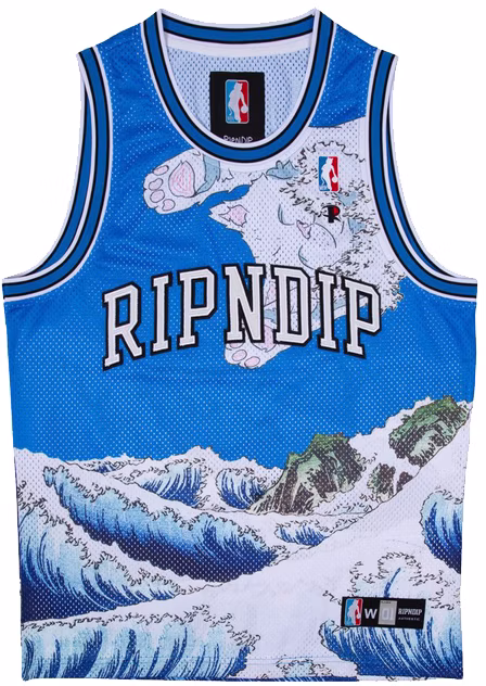 ripndip-great-wave-mesh-basketball-jersey-blue-unisex-cat-print-tank-top-rnd-003