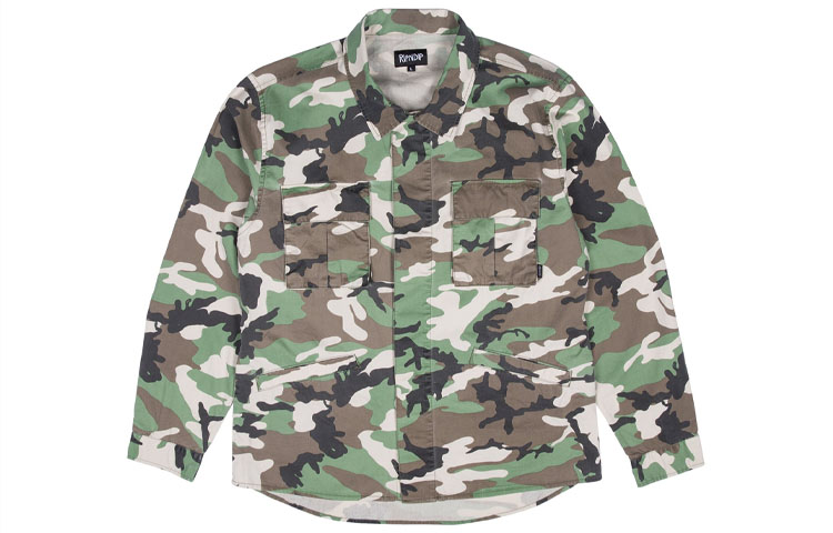 RIPNDIP Green Camo Skeleton Jacket Unisex Casual Fit RND1802