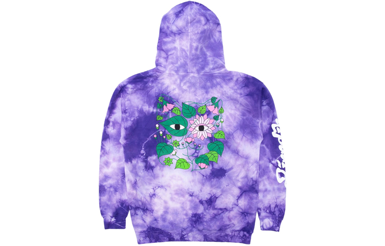 RIPNDIP Home Grown Hoodie Cartoon Graphic Oversized Unisex Purple RND-SS21-035