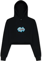 RIPNDIP In Loving Memory Cropped Hoodie Black - Logo & Animal Print Design Wear RNDWOM30 RIPNDIP In Loving Memory Cropped Hoodie Black - Logo & Animal Print Design Wear RNDWOM30