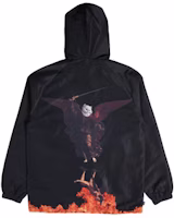 RIPNDIP Lord Nermal Flame Hoodie Jacket Unisex Black RIP-FW18-007 RIPNDIP Lord Nermal Flame Hoodie Jacket Unisex Black RIP-FW18-007