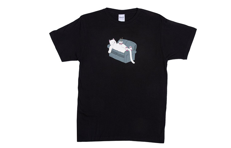 RIPNDIP Lord Nermal Graphic Tee Black Unisex Short Sleeve T-Shirt RND3282
