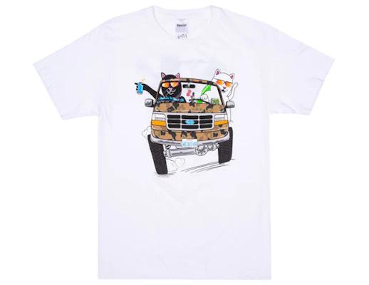 RIPNDIP Lord Nermal Graphic Tee Unisex White RND3561 Buy RIPNDIP Lord Nermal Graphic Tee Unisex White RND3561