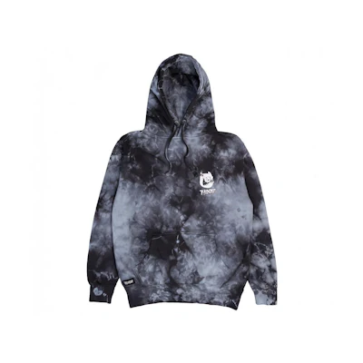 RIPNDIP Lord Nermal Tie-Dye Black Hoodie Unisex Fleece Pullover RND2729