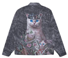 Order RIPNDIP Mechanical Cat Oil Painting Tie-Dye Jacket Dark Gray () RND4104