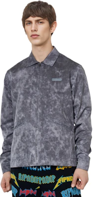 RIPNDIP Mechanical Cat Jacket Tie-Dye Lukisan Minyak Abu Gelap RND4104 Shop RIPNDIP Mechanical Cat Jacket Tie-Dye Lukisan Minyak Abu Gelap RND4104