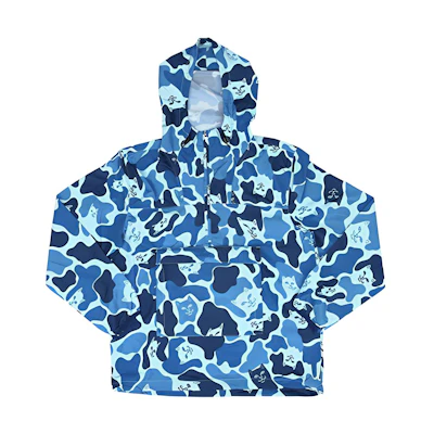 RIPNDIP Middle Finger Cat Camo Jacket Unisex Blue Camo RNDLCFY201904251