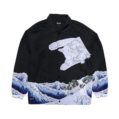 RIPNDIP Middle Finger Cat Loose Jacket Unisex - Black RNDLJK2020022661