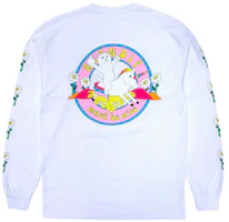RIPNDIP Middle Finger Cat White Crewneck Sweatshirt Unisex RNDLTX2020022661 RIPNDIP Middle Finger Cat White Crewneck Sweatshirt Unisex RNDLTX2020022661