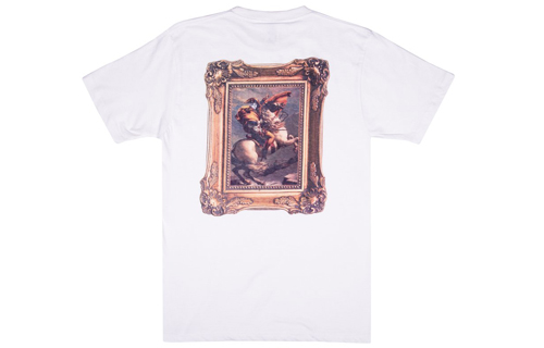 RIPNDIP Napoleon Cat Graphic Unisex White T-Shirt RND184RND2763-WHI