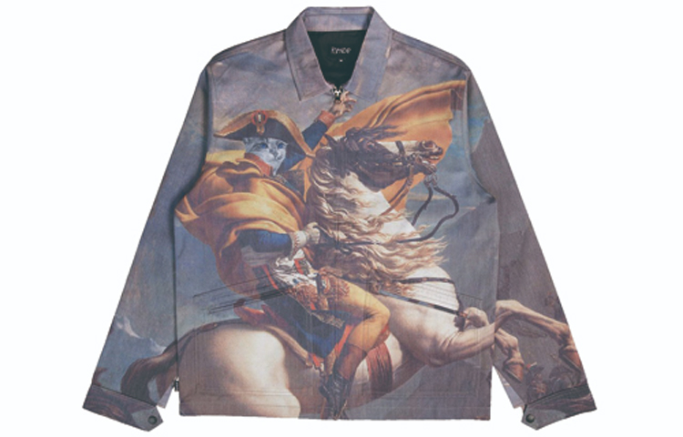 RIPNDIP Napoleon Nerm Coach Jacket Unisex Blue/Brown RIP-FW18-001