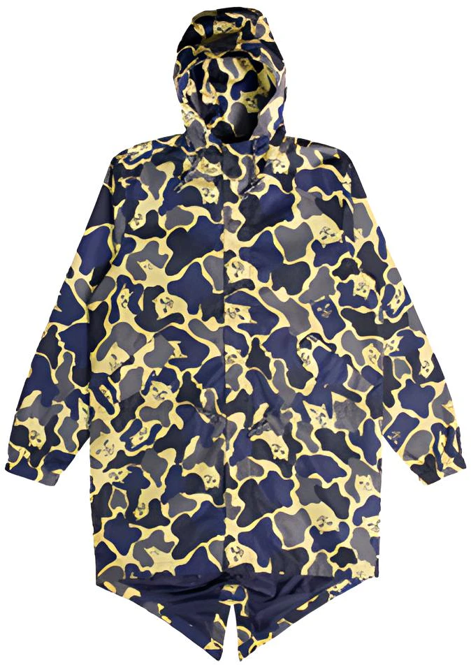 ripndip-nerm-camo-fishtail-parka-yellow-casual-unisex-windbreaker-coat-rip-fw-18-010