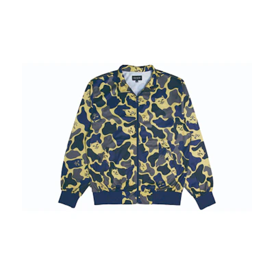 RIPNDIP Nerm Cat Printed Jacket Unisex Yellow Camo RIP-FW17-003