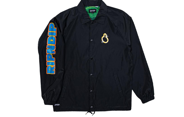RIPNDIP Nerm Sonic Loose Fit Jacket Black RNDLJK2020011531