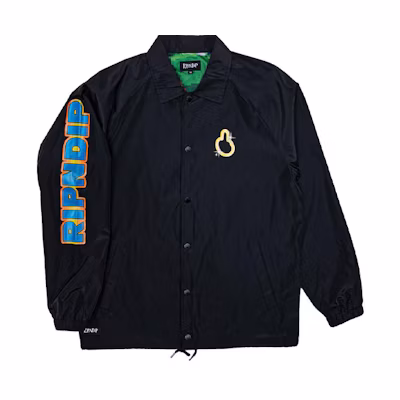 RIPNDIP Nerm Sonic Loose Fit Jacket Black RNDLJK2020011531
