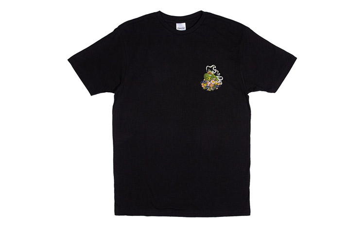 RIPNDIP Nermal Print Unisex Black T-Shirt RND3288