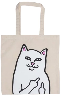 RIPNDIP OG Lord Nermal Cancas Tote Bag Buy RIPNDIP OG Lord Nermal Cancas Tote Bag
