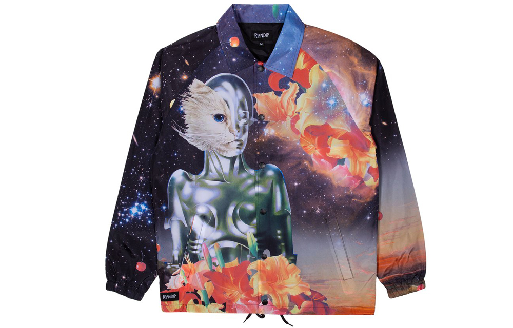 RIPNDIP Oil Painting Graphic Jermal Coach Jacket Unisex Colorful RND007