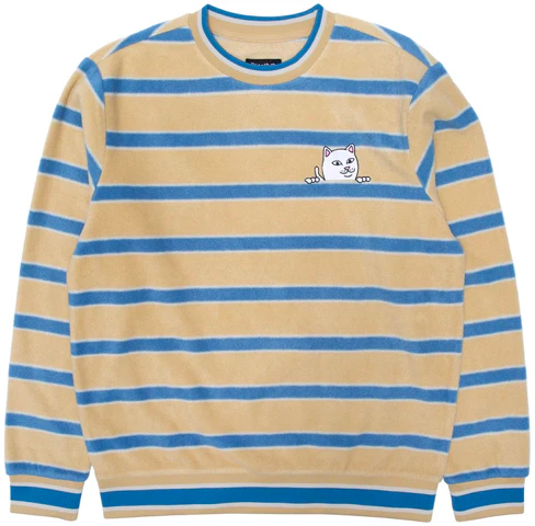 ripndip-peeking-nermal-brushed-fleece-crewneck-striped-embroidered-beige-unisex-sweater-rnd-ss-21-062