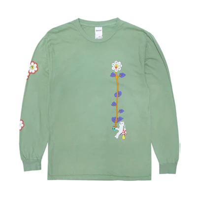 RIPNDIP Plant Based Green Unisex Long Sleeve Sweatshirt RND-SS21-026