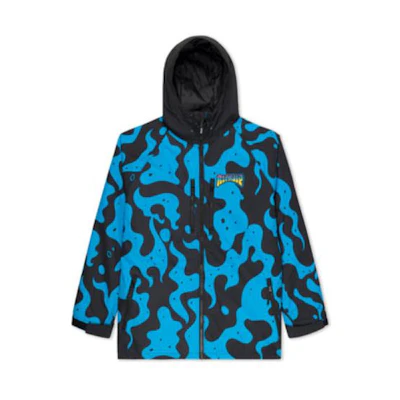 RIPNDIP Psychedelic 20 Colorblock Zip Hoodie Snowboard Jacket - Blue RNDSNOWJ6