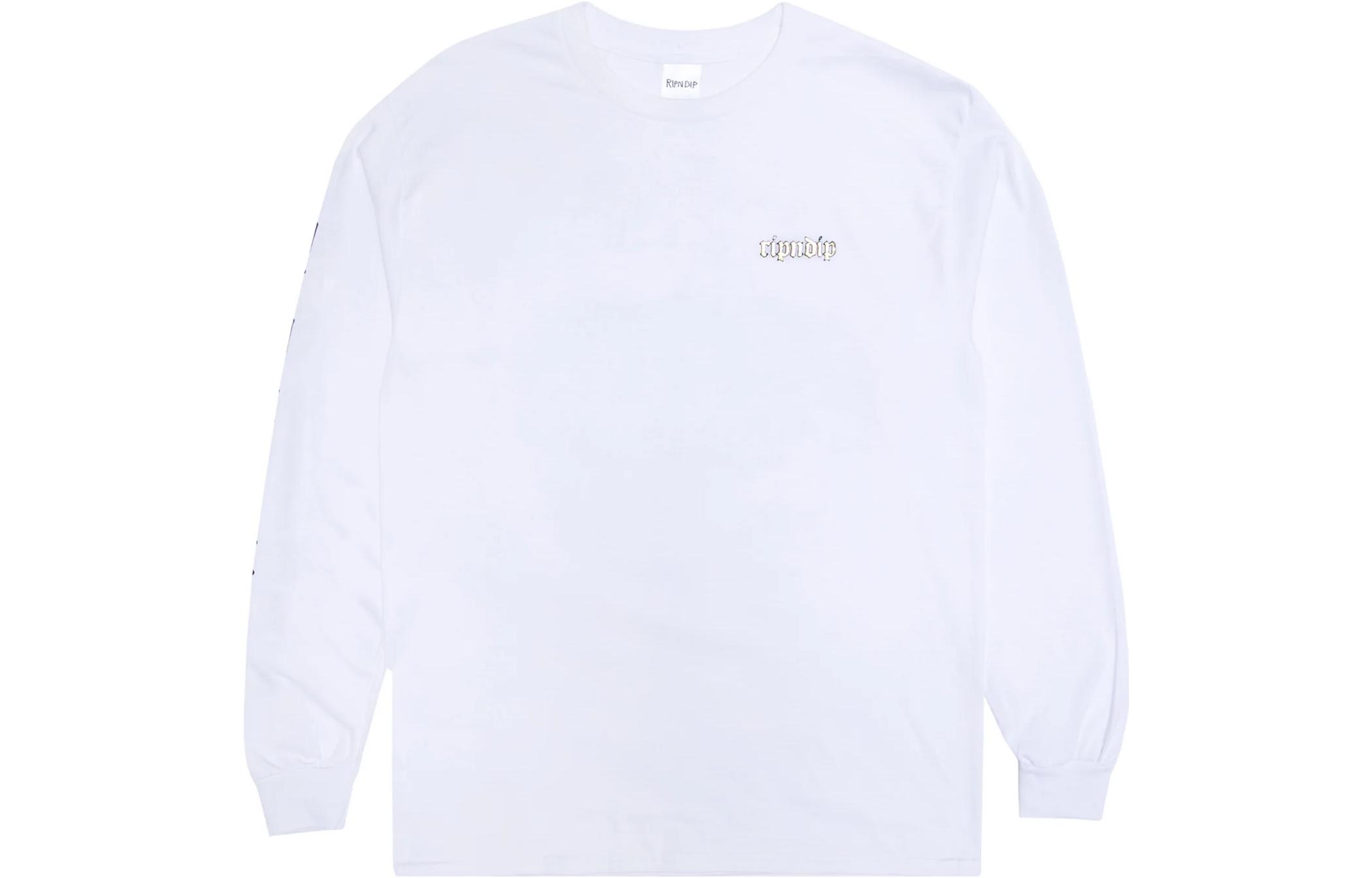 RIPNDIP Pullover Sweatshirt with Letter Print RND1414
