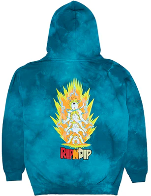 RIPNDIP 蓝色扎染中指猫连帽衫 男女通用 RNDLMS2020022611 Buy RIPNDIP 蓝色扎染中指猫连帽衫 男女通用 RNDLMS2020022611