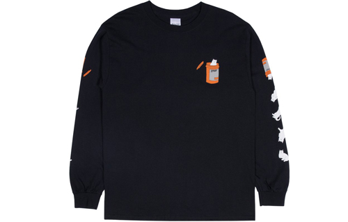 RIPNDIP Splash Cat Crewneck Sweatshirt Unisex Black RND184RND2948-BLK