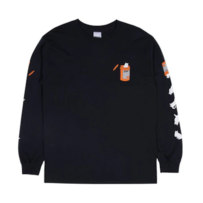 RIPNDIP Splash Cat Crewneck Sweatshirt Unisex Black RND184RND2948-BLK