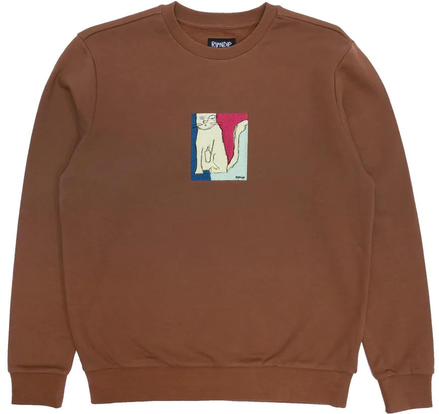 ripndip-ss-22-brown-cat-print-pullover-long-sleeve-sweatshirt-rnd-9511