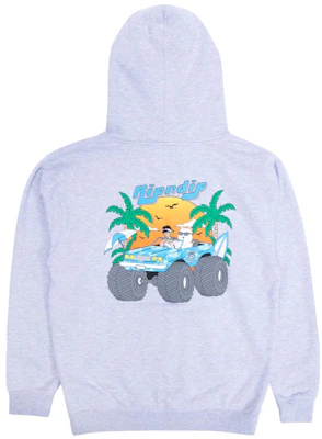 RIPNDIP SS22 カートゥーングラフィックプリント 男女兼用 グレー長袖スウェット RND9337 Buy RIPNDIP SS22 カートゥーングラフィックプリント 男女兼用 グレー長袖スウェット RND9337