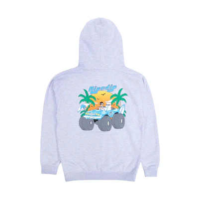 RIPNDIP SS22 Cartoon Graphic Print Unisex Grey Long Sleeve Sweatshirt RND9337