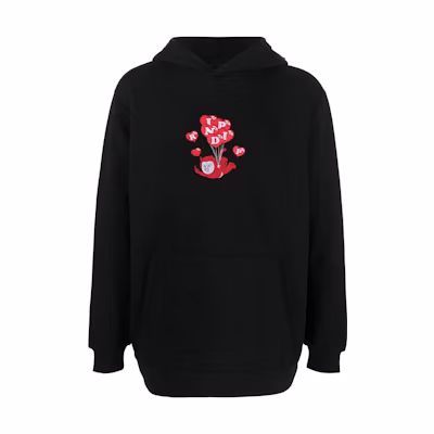 RIPNDIP SS22 Cartoon Printed Hoodie Black RND9032