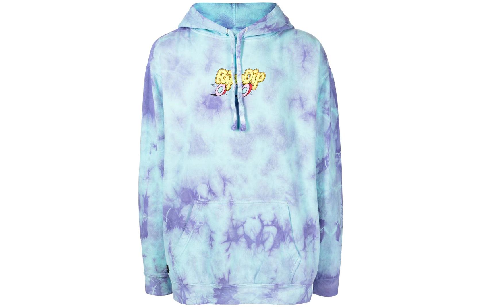 RIPNDIP SS22 Tie-Dye Pullover Hoodie Multicolor - Long Sleeve RND8043Perrywinkle