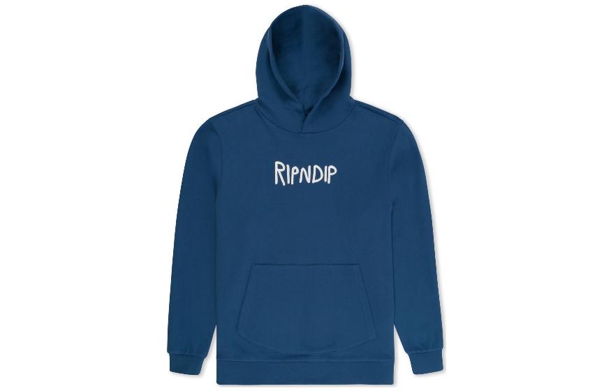 RIPNDIP SS23 Logo Graphic Hoodie Blue RND10065