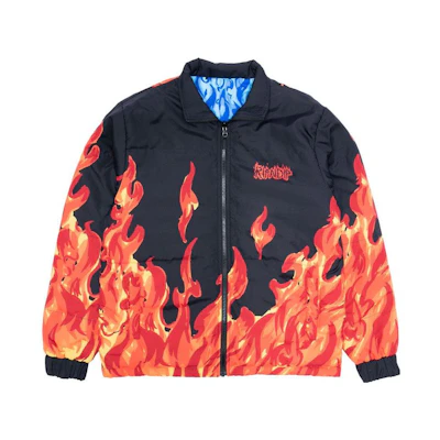 RIPNDIP SS23 Reversible Animal Print Loose-Fit Jacket Black RND9005