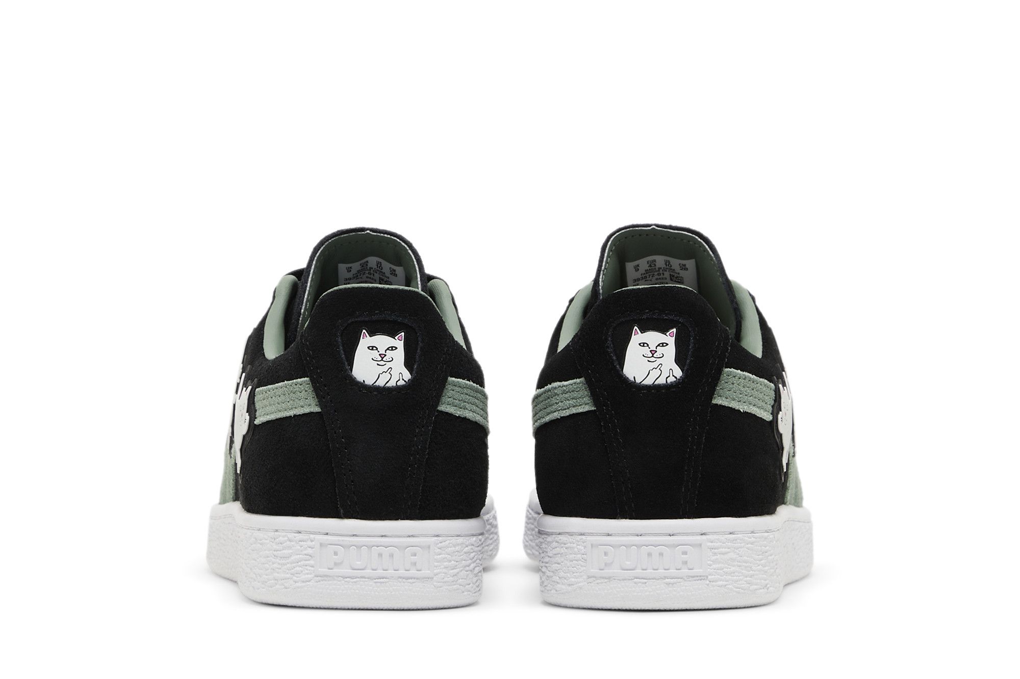 Sizing RIPNDIP x Puma Suede『Lord Nermal - 黑桉樹』393872-01