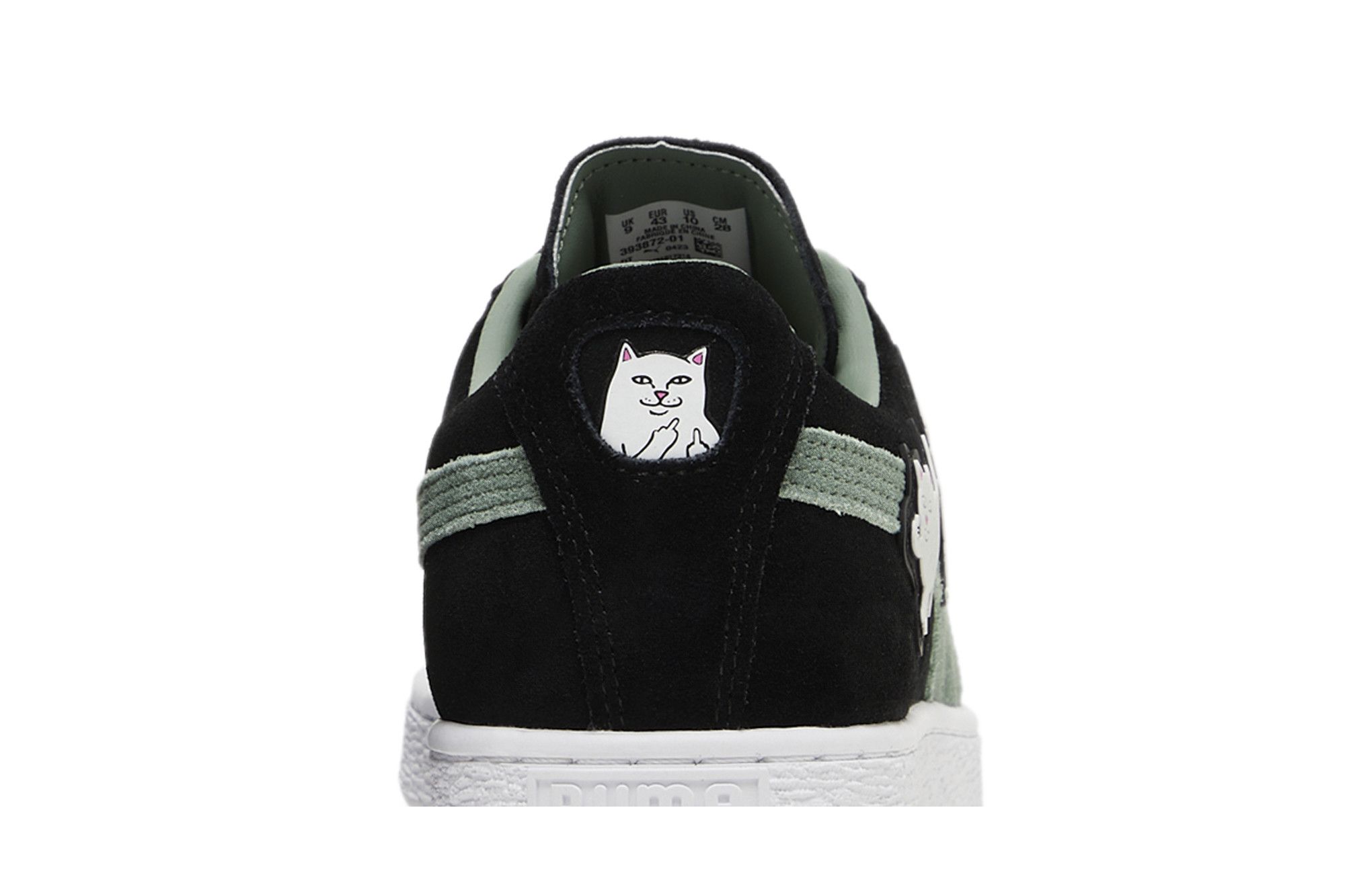 Cheap RIPNDIP x Puma Suede『Lord Nermal - 黑桉樹』393872-01