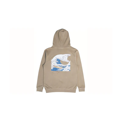 RIPNDIP The Great Wave of Nerm Hoodie Beige Unisex Cartoon Print RIP-FW18-019