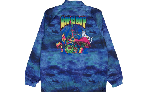 RIPNDIP Unisex Loose Fit Coach Jacket Blue RND184RND2652-BLU