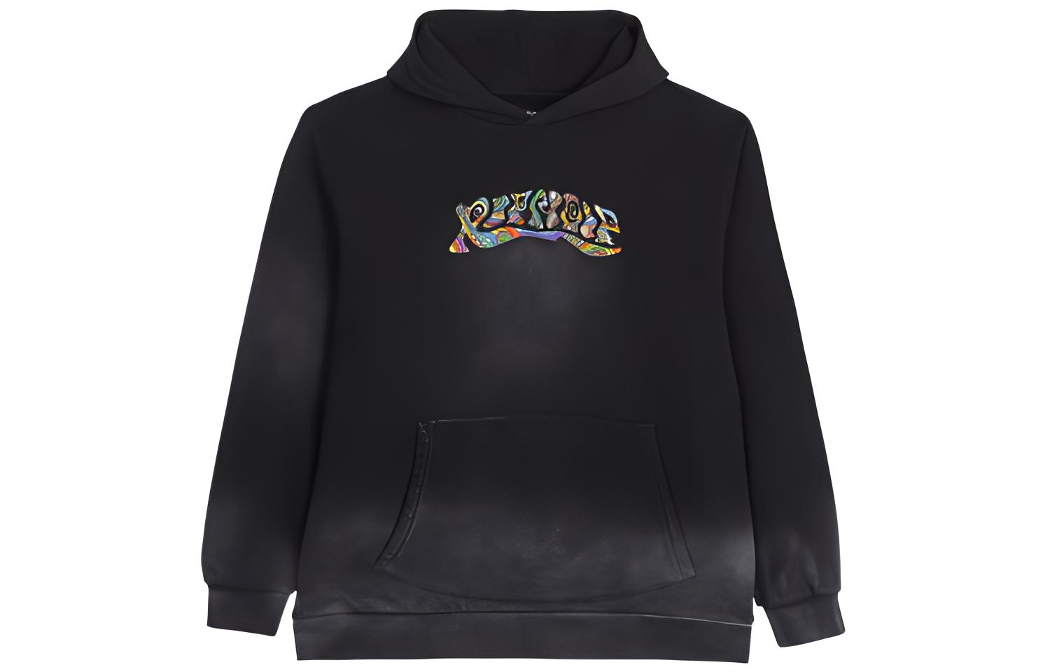 RIPNDIP Vintage Geometric Print Sweatshirt Black RND7013