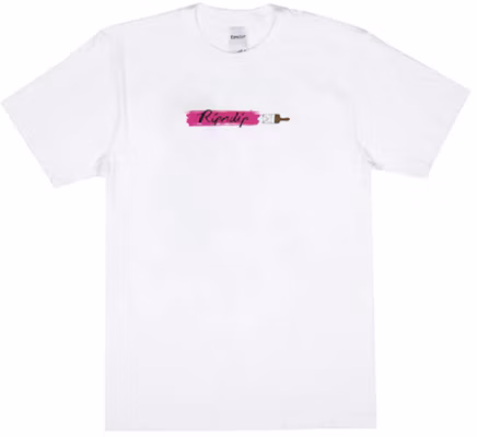 RIPNDIP White Letter Print Crewneck T-Shirt Unisex RND2772 Buy RIPNDIP White Letter Print Crewneck T-Shirt Unisex RND2772
